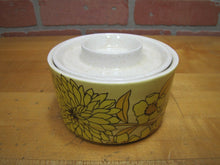 Load image into Gallery viewer, ARKLOW IRELAND Vintage Decorative Art YELLOW SUNFLOWER DISH with Lid
