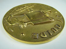 Load image into Gallery viewer, TV GUIDE GOLD MEDAL AWARD Original 1950s Medallion High Relief Ornate Rare
