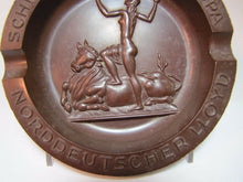 Load image into Gallery viewer, Orig 1930s Schnelldampfer Europa Norddeutscher LLoyd Ship Co Adv Tenacit Tray
