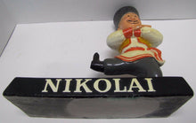 Load image into Gallery viewer, NIKOLAI VODKA Old Chalkware Store Display Liquor Bar Pub Tavern Ad FOUR ROSES
