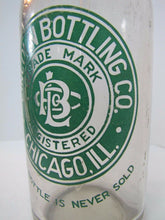 Load image into Gallery viewer, LINCOLN BOTTLING Co CHICAGO ILL Old Seltzer Bottle &#39;This Bottle is Never Sold&#39;
