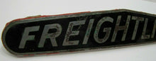 Load image into Gallery viewer, FREIGHTLINER Old Diesel Truck Tractor Nameplate Emblem Sign Plated Brass Bronze
