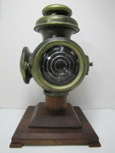 Load image into Gallery viewer, BUGGY CARRIAGE LAMP Wood Base Antique Old Transportation Auto Trk Light Display
