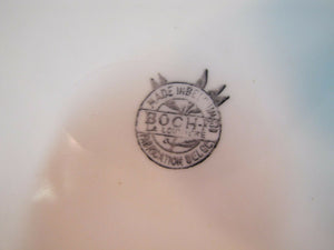 Antique LES SPORTS L'Aerostation' Plate HOT AIR BALLOON Ride Boch La Louviere