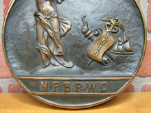 Load image into Gallery viewer, NFBPWC National Fed Business Professional Womens Club Old Bronze Plaque 1919
