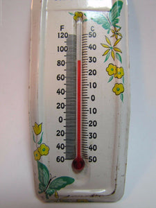 VAN HORN FUNERAL HOME LAMBERTVILLE NEW JERSEY Vtg Advertising Thermometer Sign