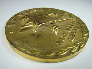 TV GUIDE GOLD MEDAL AWARD Original 1950s Medallion High Relief Ornate Rare