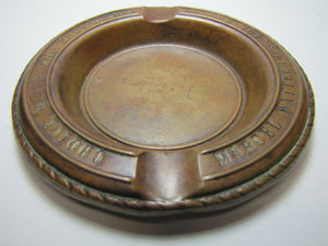 CHOICE MEATS AND PROVISIONS MARCEL WATTECAMPS Antique Ad Cigar Ashtray Tray