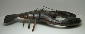 Folk Art  Lobster Fishing Decoy RAF Robert Allen Francis Adirondacks NY 1950s