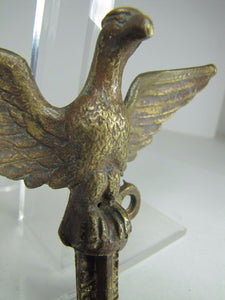 ANTIQUE BRONZE EAGLE Finial Topper Architectural Hardware Element MC PAT APPLD