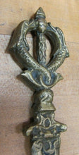 Load image into Gallery viewer, Serpents Monsters Beasts Old Bronze Letter Opener Decorative Arts Desk Tool
