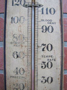 ABBOTTS BITTERS Adds Zest and Flavor to Beverages Antique Thermometer Sign Pub