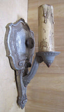 Load image into Gallery viewer, Old Wall Lamp Sconce Decorative Art Light pat pend cast metal made in USA
