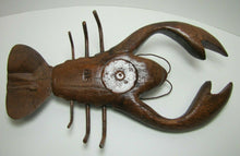 Load image into Gallery viewer, Folk Art  Lobster Fishing Decoy RAF Robert Allen Francis Adirondacks NY 1950s

