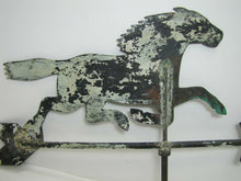 Load image into Gallery viewer, Old Folk Art Running Horse Weathervane Copper Arrow Old Grungy Weathered Paint
