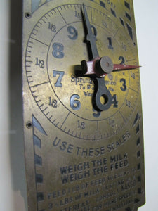 Antique KASCO FEEDS Advertising Scale weigh milk feed seed country store farm