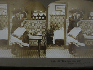 Antique RISQUE Stereoscope Cards 1901 Griffith & Griffith Philadelphia 14 cards