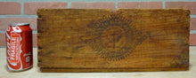 Load image into Gallery viewer, BATTLESHIP PEACHES Antique Wooden Crate Sign Box HOOVEN MERCHANTILE Co NEW YORK
