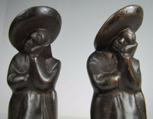 Load image into Gallery viewer, LAZY PEDRO HUBLEY USA 493 Old Cast Iron Bookends Decorative Art Statues
