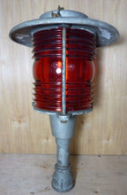 Load image into Gallery viewer, BOSTON POLICE Dept SIGNAL SERVICE Old Retired HD Light Nautical Street RR Lamp
