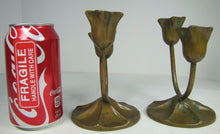 Load image into Gallery viewer, 1930s McCLELLAND BARCLAY Pair Decorative Art Floral Figural Candlesticks
