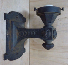 Load image into Gallery viewer, Antique Cast Iron Decorative Art Wall Sconce Light Old Architectural Hardware
