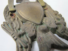 Load image into Gallery viewer, EAGLE Old Brass Door Knocker Figural Architectural Hardware Element
