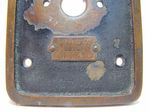 EMERGENCY RELEASE No 4 Old Mount Plate Industrial Button Switch Hardware