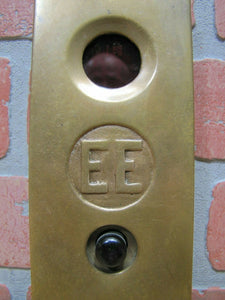 Old EE ELEVATOR PANEL IN USE & BUTTON Builidng Architectural Hardware