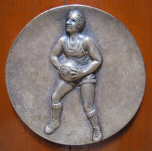 Load image into Gallery viewer, ALPHA UPSILON MU 1929 30 31 INTERFRATERNITY LEAGUE Old Basketball Award Plaque
