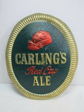 Load image into Gallery viewer, CARLING&#39;S RED CAP ALE Beer Sign 1930s BASTIAN BROS Co NY USA Bar Pub Tavern Ad
