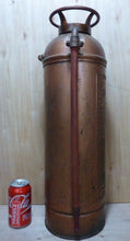 Load image into Gallery viewer, Orig Old FASTFOME Large Copper Fire Extinguisher Pyrene Manufacturing Co USA
