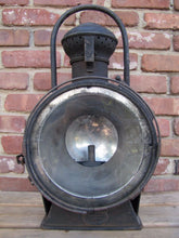 Load image into Gallery viewer, Antique SNCF FRANCE RAILWAY OIL LANTERN Large APPAREILS D&#39;ECLAIRAGE PARIS RR
