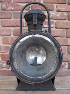 Antique SNCF FRANCE RAILWAY OIL LANTERN Large APPAREILS D'ECLAIRAGE PARIS RR