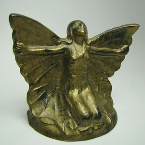 HAMPTON HARDWARE Co FAIRY PIXIE NYMPH 1930s Art Deco Bookend Decorative Statue