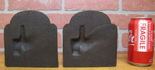 Load image into Gallery viewer, CRUSADERS KNIGHTS ARMOR HORSES HUBLEY Old Cast Iron Bronze Bookends
