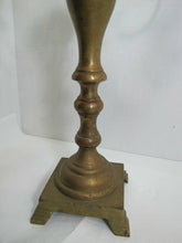 Load image into Gallery viewer, Antique 19c Candelabra Seven w Six Arms Heavy Brass Ornate Candle Holder Patina
