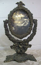 Load image into Gallery viewer, Antique Decorative Art Picture Mirror Frame Cherubs Cupid floral swivel ornate
