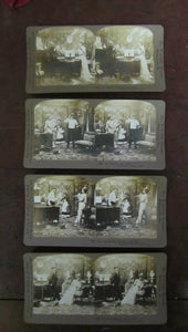 Antique RISQUE Stereoscope Cards 1901 Griffith & Griffith Philadelphia 14 cards