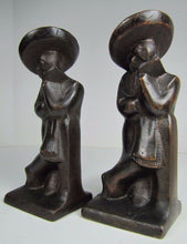 Load image into Gallery viewer, LAZY PEDRO HUBLEY USA 493 Old Cast Iron Bookends Decorative Art Statues

