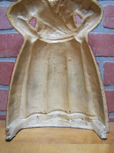 Load image into Gallery viewer, 1920s Chef Woman Hands Hips Cast Iron Doorstop Littco Littlestown Pa Americana
