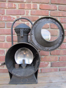 Antique SNCF FRANCE RAILWAY OIL LANTERN Large APPAREILS D'ECLAIRAGE PARIS RR