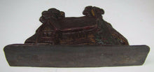 Load image into Gallery viewer, Antique Cast Iron Figural House Doorstop Ancestral Home of George Washington
