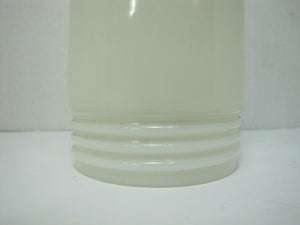 Old White Milk Glass Industrial Explosion Proof Colored Light Lamp Shade screwon