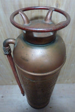 Load image into Gallery viewer, Orig Old FASTFOME Large Copper Fire Extinguisher Pyrene Manufacturing Co USA
