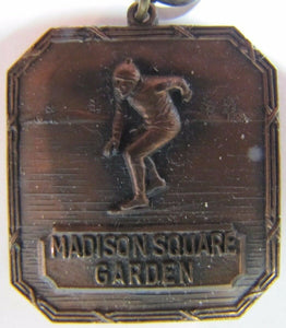 MADISON SQUARE GARDEN Old ICE SKATING Medallion Sports Award Medal