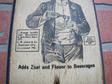 Load image into Gallery viewer, ABBOTTS BITTERS Adds Zest and Flavor to Beverages Antique Thermometer Sign Pub
