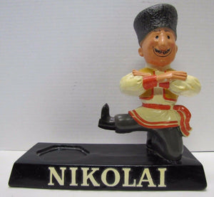 NIKOLAI VODKA Old Chalkware Store Display Liquor Bar Pub Tavern Ad FOUR ROSES