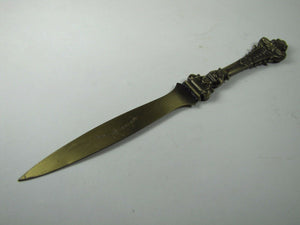 Old WHITE MOUNTAINS NEW HAMPSHIRE Souvenir Letter Opener Desk Art Tool