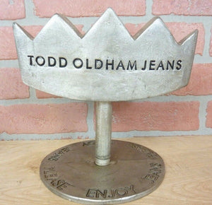 TODD OLDHAM JEANS Original Store Display Advertising Sign PLEASE ENJOY JEANS